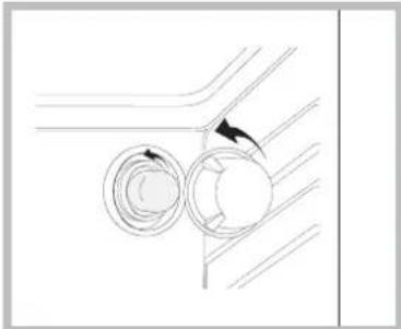 INDESIT FIE 56 K.B IX TD - Substituição da lampada - 1