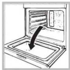 INDESIT FIE 56 K.B IX TD - Nettoyage de la porte - 1