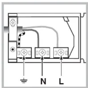 INDESIT FIE 56 K.B IX TD - Montagem do cabo de fornecimento - 2