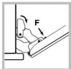 INDESIT HI 20.A (BK) - Cleaning the oven door - 2