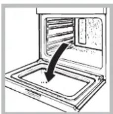 INDESIT HI 20.A (BK) - Reinigung der Tür - 1