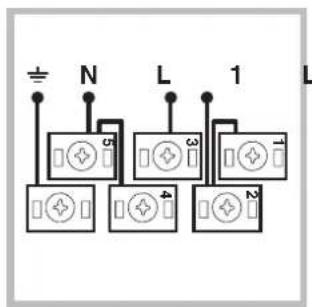 INDESIT HI 20.A (BK) - Montage du câble d'alimentation - 4