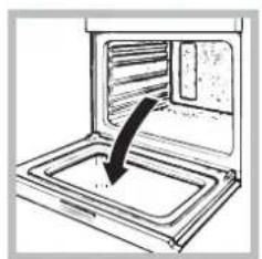 INDESIT HI 150.B IX - Cleaning the oven door - 1
