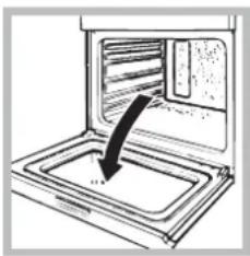 INDESIT HI 150.B IX - Limpiar la puerta - 1