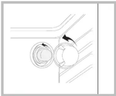INDESIT HI 150.B IX - Remplacement de l'ampoule d'éclairage - 1