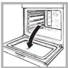 INDESIT FIMS 52 K.A IX AUS - Cleaning the oven door - 1