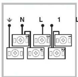 INDESIT HI 20.A IX - Montaje del cable de alimentacion electrica - 5