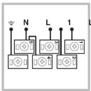INDESIT HI 20.A IX - Fitting the power supply cable - 2