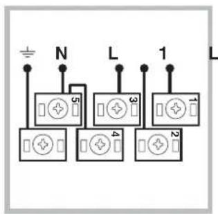 INDESIT HI 20.A IX - Anschluss des Netzkabels - 2