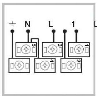 INDESIT HI 20.A IX - Montaje del cable de alimentacion electrica - 2