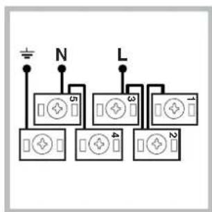 INDESIT HI 20.A IX - Anschluss des Netzkabels - 4
