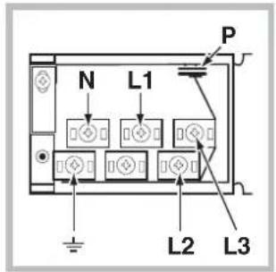 INDESIT HI 20.A IX - Montaje del cable de alimentacion electrica - 3