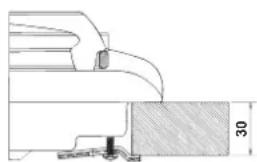 INDESIT PIM 640 A (IX) - Schema voor de bevestiging van de haken - 2