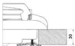 INDESIT PIM 640 A (IX) - Schema di fissaggio dei ganci - 2