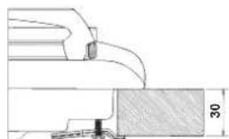 INDESIT PIM 640 A (IX) - Esquamara para prender os ganchos - 2