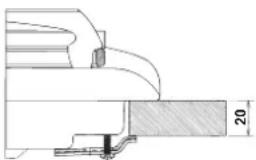 INDESIT PIM 640 A (IX) - Haken-Befestigungsschema - 1