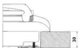 INDESIT PIM 640 A (IX) - Scheme de fixation des crochets - 2