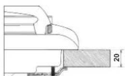 INDESIT PIM 640 A (IX) - Scheme de fixation des crochets - 1