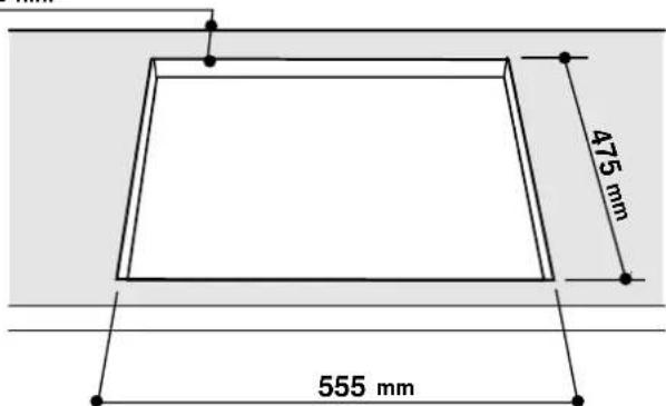 INDESIT P 740 AS (IX) - Instalación de los planos componibles - 2