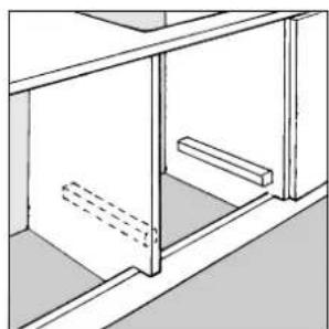 INDESIT P 740 AS (IX) - Installation der Einbaukochmülde - 7