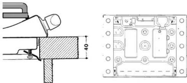 INDESIT P 740 AS (IX) - Installation des tables à encastrer - 4