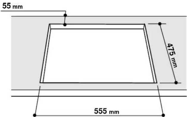 INDESIT P 740 AS (IX) - Het installeren van inbouwkookplaten - 2
