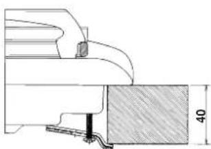 INDESIT P 640 A (BK) - Installation of Built-in Cooktops - 5