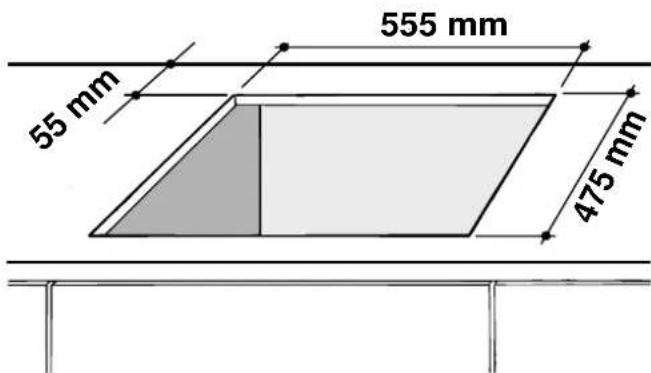 INDESIT P 640 A (BK) - Instalación de los planos componibles - 2