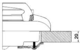 INDESIT P 640 A (BK) - Installation of Built-in Cooktops - 3