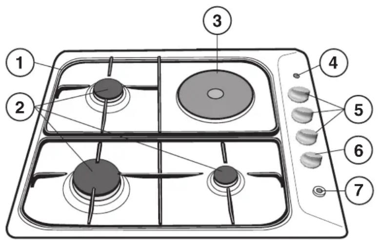 INDESIT PIM 640 A (BK) - Overall view - 1
