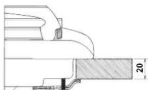 INDESIT PIM 640 A (BK) - Haken-Befestigungsschema - 1