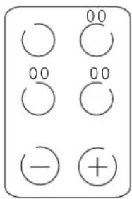 INDESIT TK 642 I CL (T) - Cooking zone control - 1