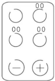 INDESIT TK 642 I CL (T) - Funzionamento delle zone di cottura - 1