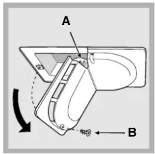 INDESIT TAN 5 FNF DNX (TK) - Replacing the light bulb - 2