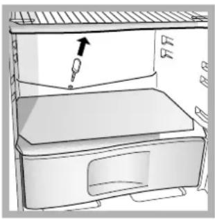 INDESIT R 24 (EU) - Descongelar el compartmento frigorifico - 1