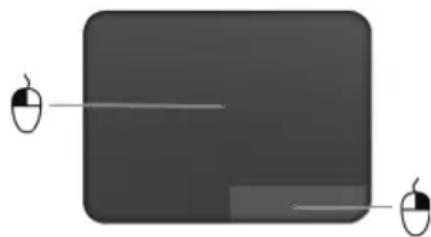 ACER TravelMate B113E - Informations de base du touchpad - 3