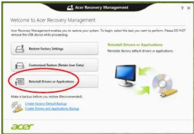 ACER TravelMate B113E - Neuinstallation von Treibern und Applikationen - 1
