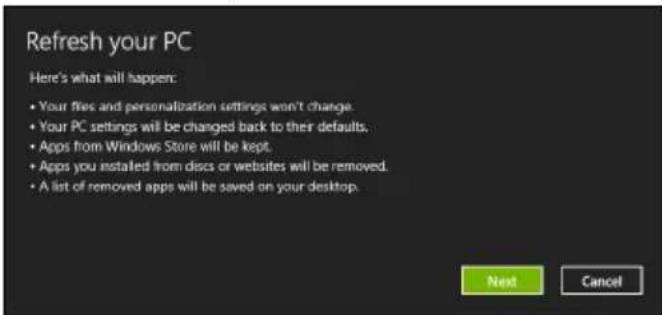 ACER TravelMate B113E - Vinduet Oppater din PC apnes. - 1