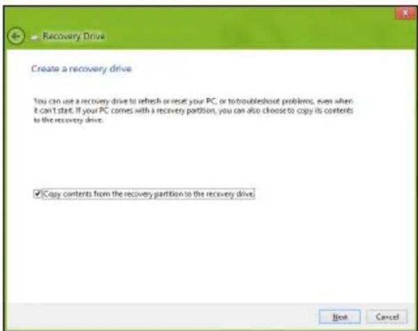 ACER TravelMate B113E - Creating a recovery backup - 2