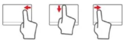 ACER TravelMate B113E - Touchpad gestures - 1