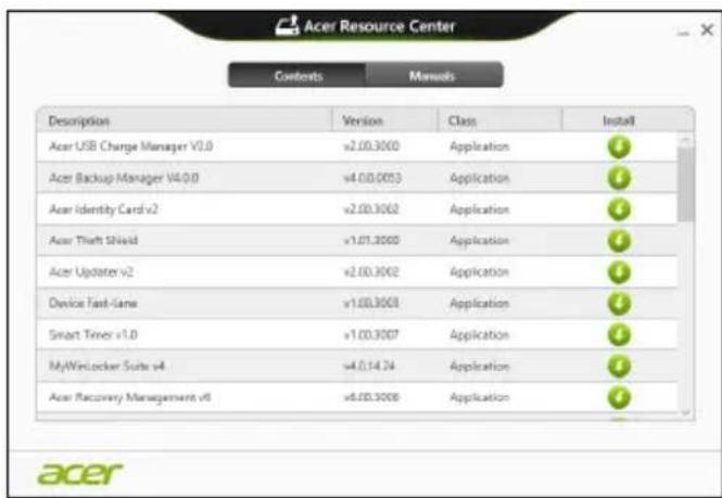 ACER TravelMate B113E - Avaa kohta Sisälto Acer Resource Centerista. - 1