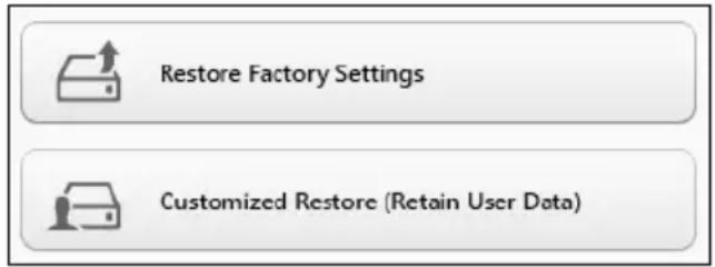 ACER TravelMate B113E - Återställa frän Windows - 1