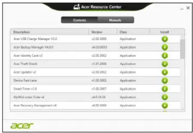 ACER TravelMate B113E - Reinstalar controladores y aplicaciones - 3
