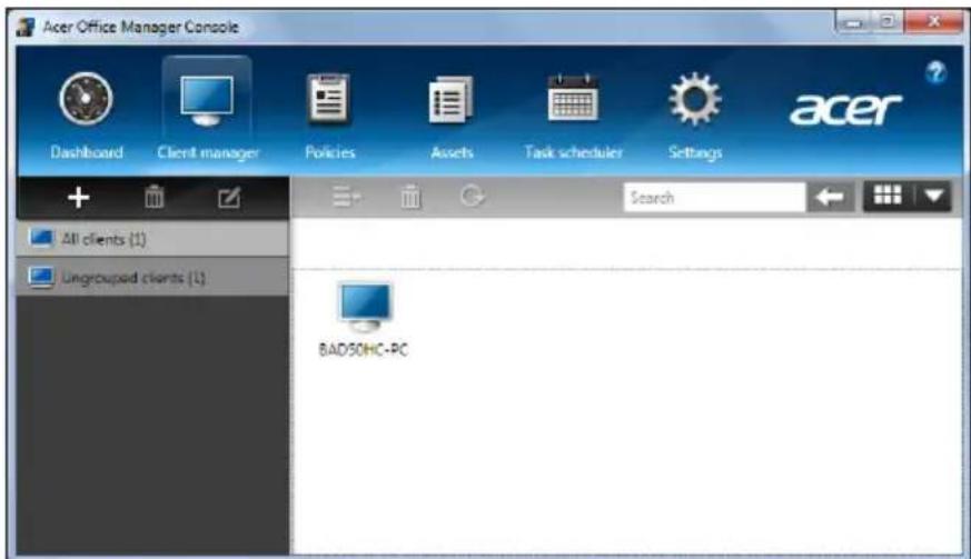 ACER TravelMate B113E - Asiakaslaitehallinta - 1