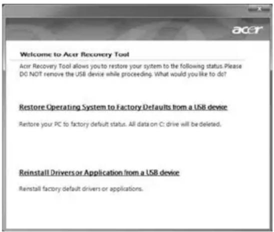 ACER TravelMate 7750Z - Recuperare software e driver preinstallati - 1