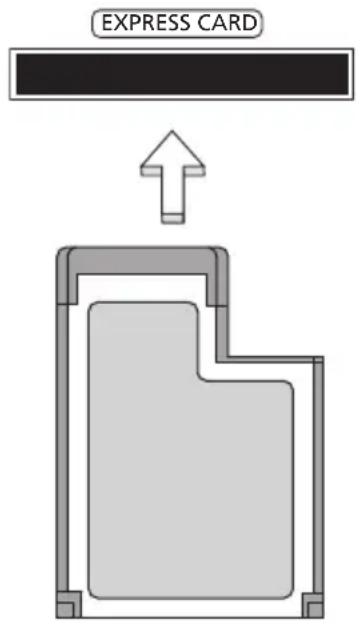 ACER TravelMate 7750Z - Inserting an ExpressCard - 1