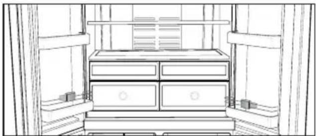 BEKO GNE114670X - Section centrale modulable - 2