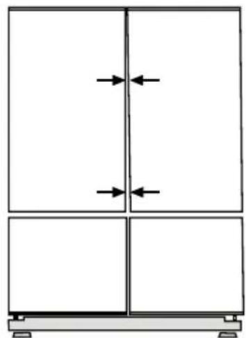 BEKO GNE114670X - PerynlpoBka 3a3opa Mekjdy BepxHmN DBepzaMn - 1