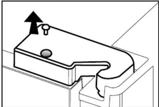BEKO GNE114670X - Adjusting the gap between the upper door - 2