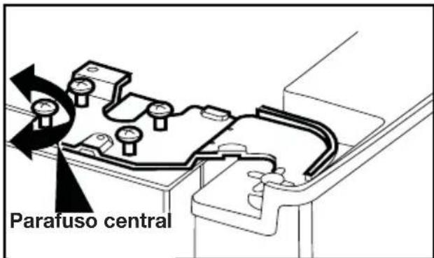 BEKO GNE114670X - Ajustar o espaço entre a porta superior - 4